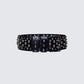 Quen Black Real Leather Studded Hip Belt product front