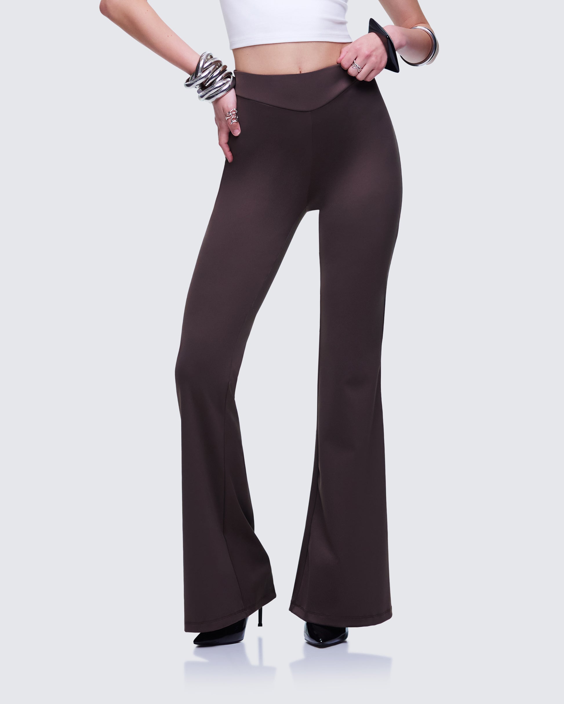 Brown Flare Pants Brown Flare Pants