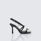 Ramona Black Piercing Detail Sandal