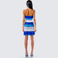 Rania Blue Sweater Mini Dress