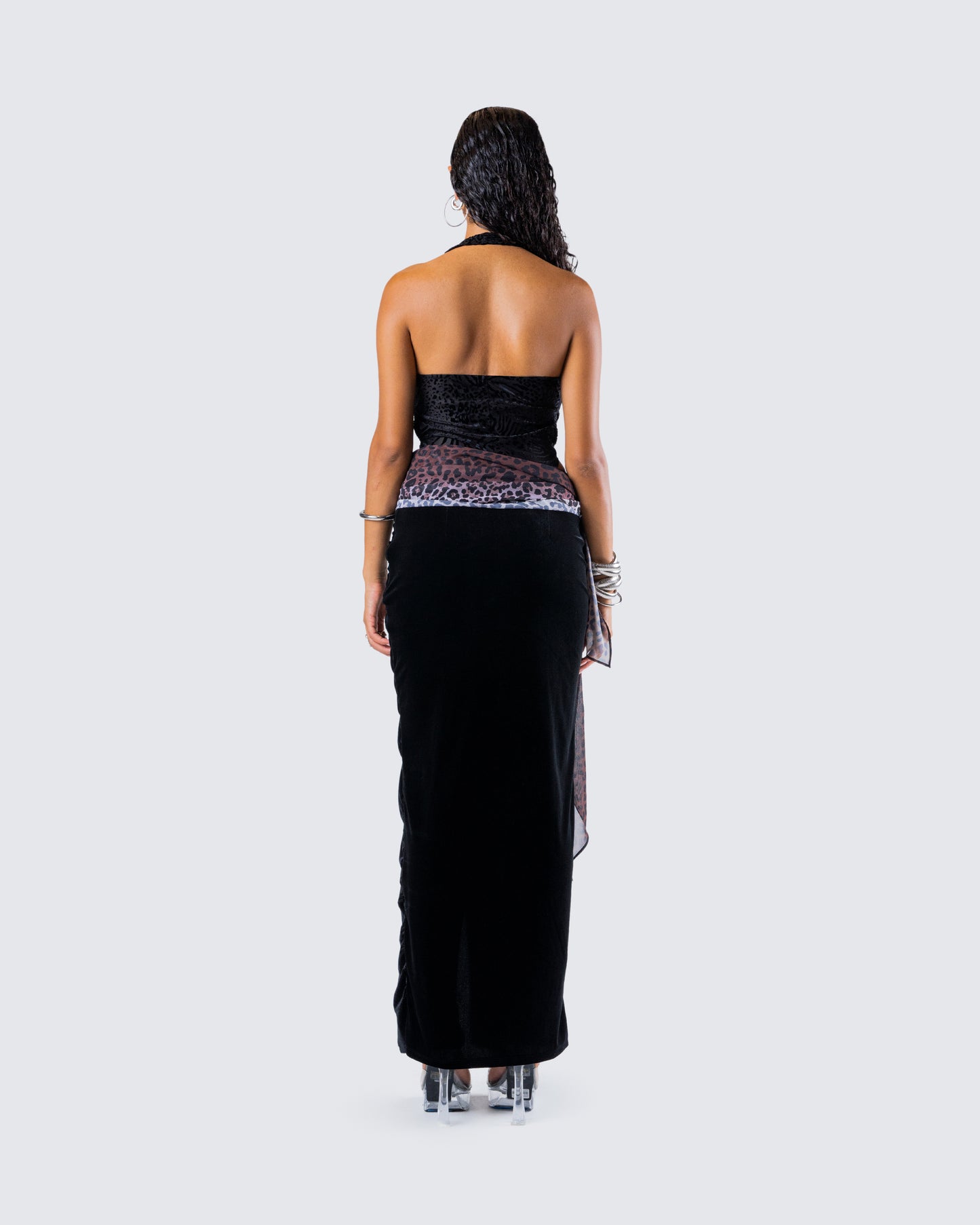 Raquel Animal Print Maxi Set