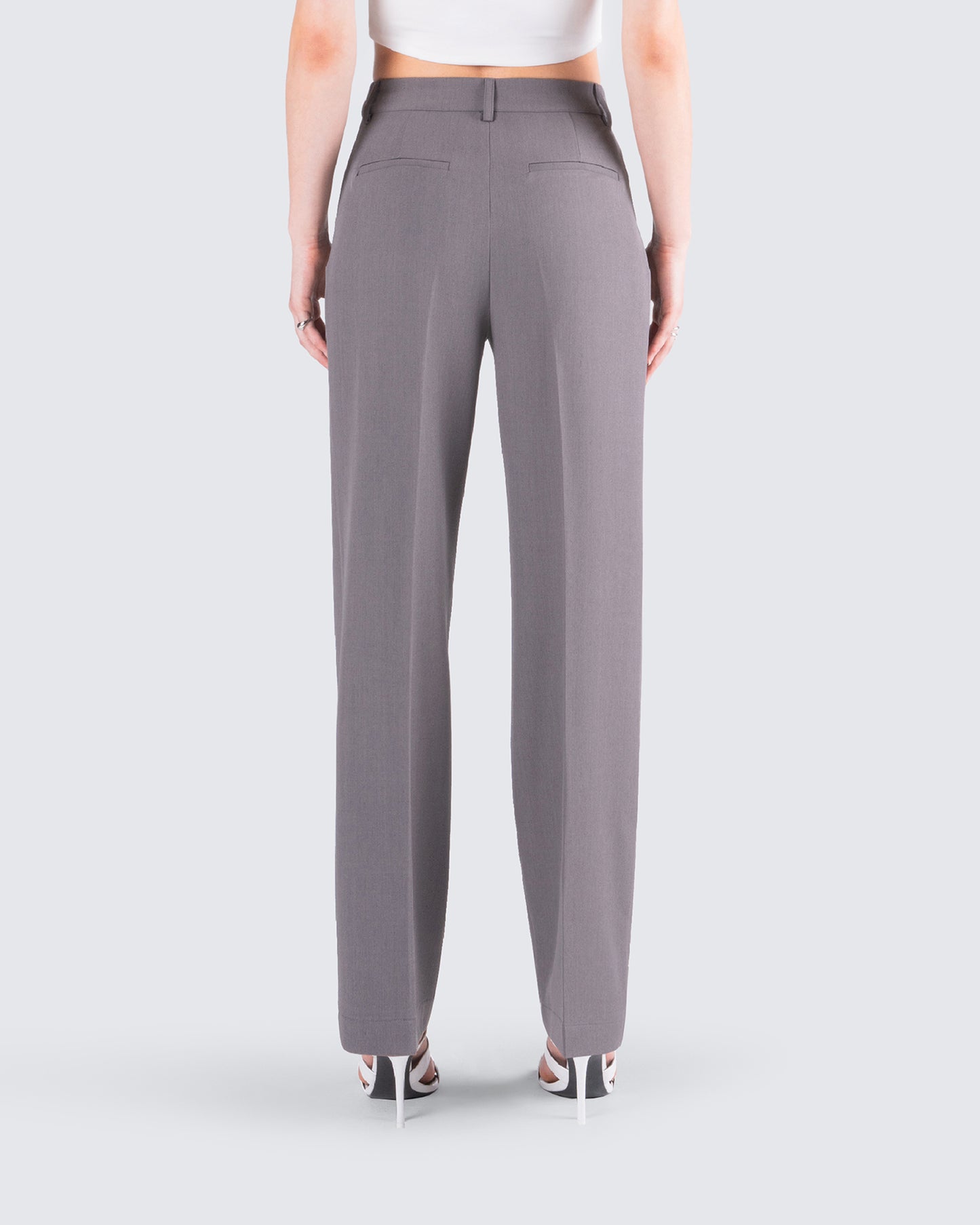 Reese Grey Tailored Pants