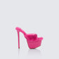 Women's pink platform heels – FINESSE