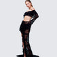 Rina Black Lace Set  