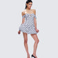 Rio Multi Polka Dot Bubble Mini Dress