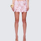 Rosalind Pink Embellished Mini Skirt model front
