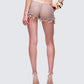 Rosia Stone Crochet Sequin Micro Shorts