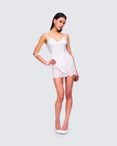 Rosie White Corset Dress – FINESSE