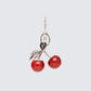 Roxy Red Glitter Cherry Bag Charm product front