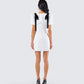 Rupa White Puff Sleeve Mini Dress