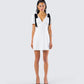 Rupa White Puff Sleeve Mini Dress