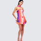 Ryann Multi Celestial Print Mini Dress