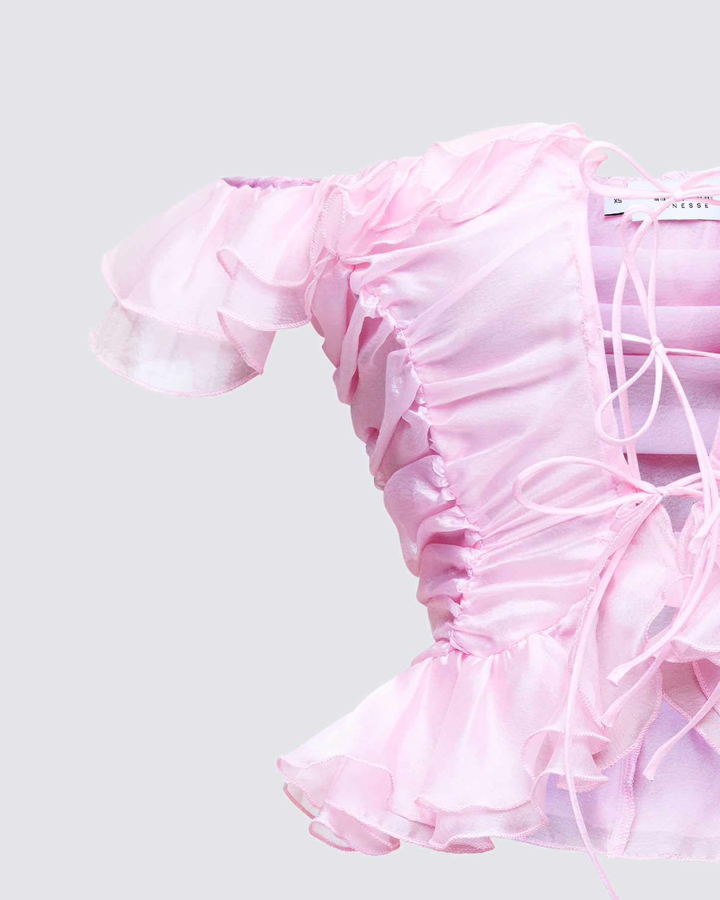 Women's blush matching set alternate angle – FINESSE