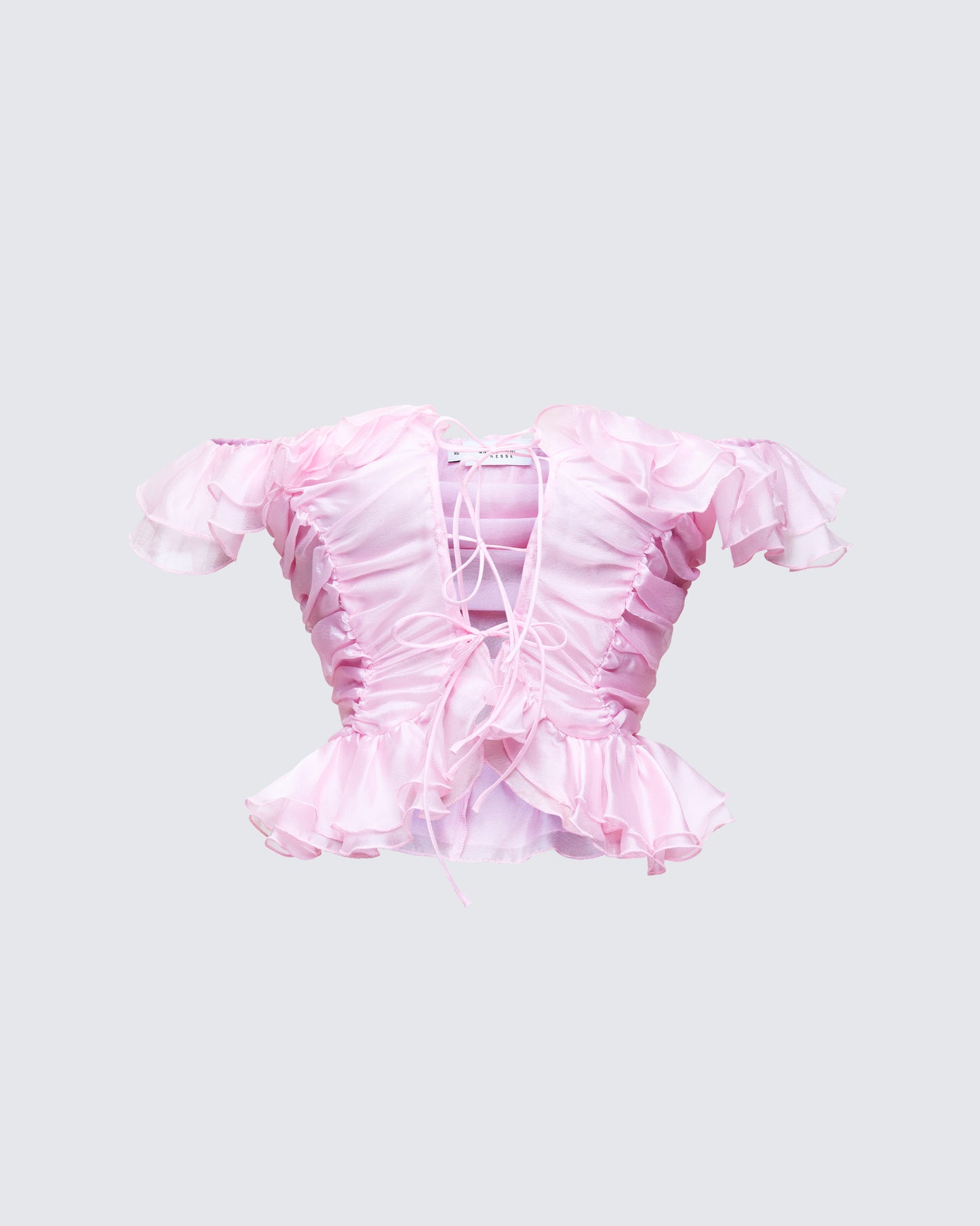 Women's blush matching set close-up detail – FINESSE