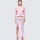 Women's blush matching set styled on model – FINESSE
