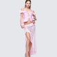Women's blush matching set front view – FINESSE