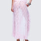 Sabella Blush Sheer Lace Maxi Skirt