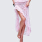 Sabella Blush Sheer Lace Maxi Skirt