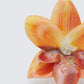 Sabine Amber True Orchid Adjustable Ring - close up detail