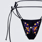 Saffy Butterfly Applique Bikini Bottom