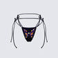 Saffy Butterfly Applique Bikini Bottom