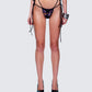 Saffy Butterfly Applique Bikini Bottom