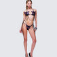 Saffy Butterfly Applique Bikini Top