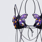 Saffy Butterfly Applique Bikini Top