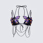 Saffy Butterfly Applique Bikini Top