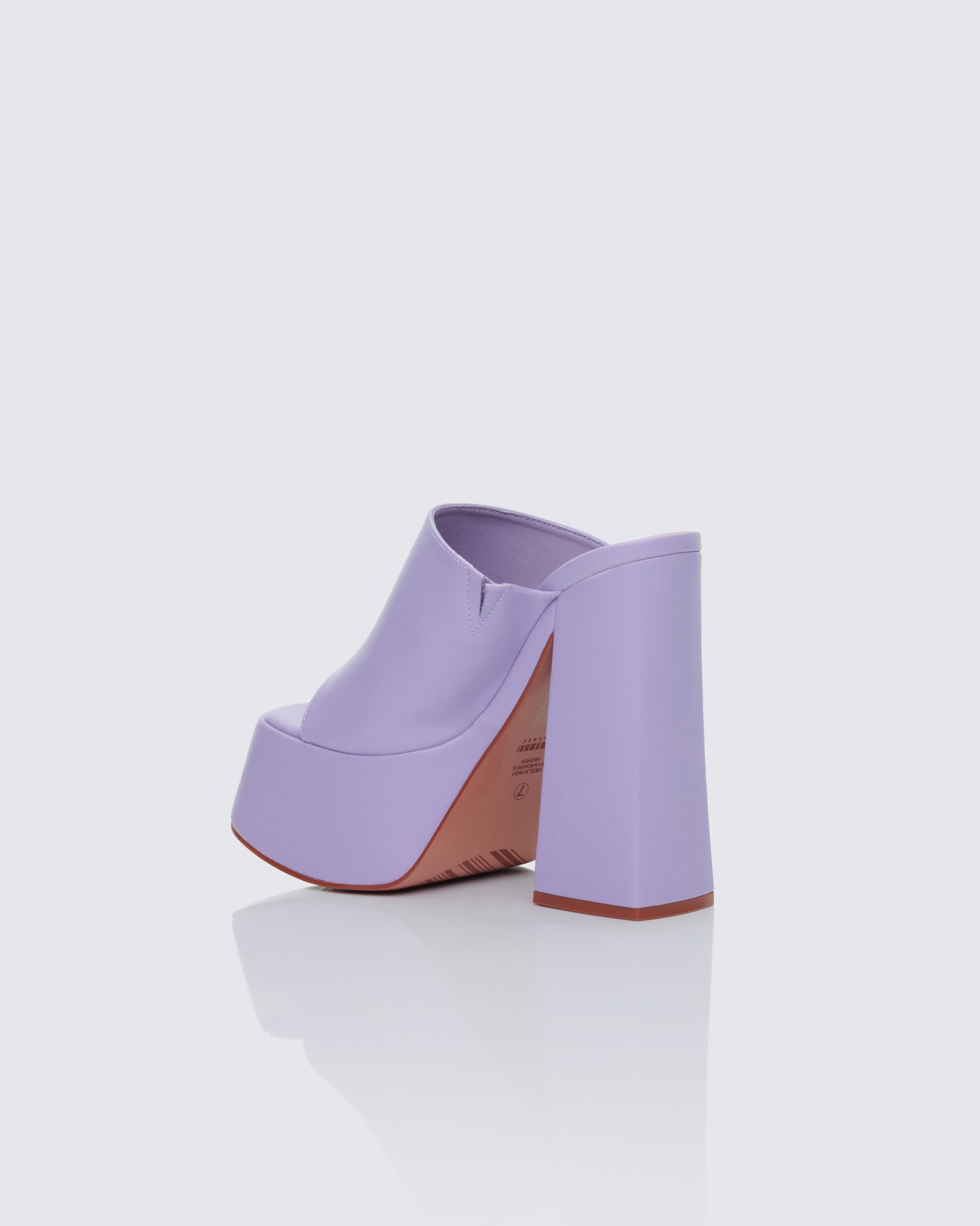 Saige Lilac Open Toe Platform Sandal