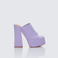 Saige Lilac Open Toe Platform Sandal