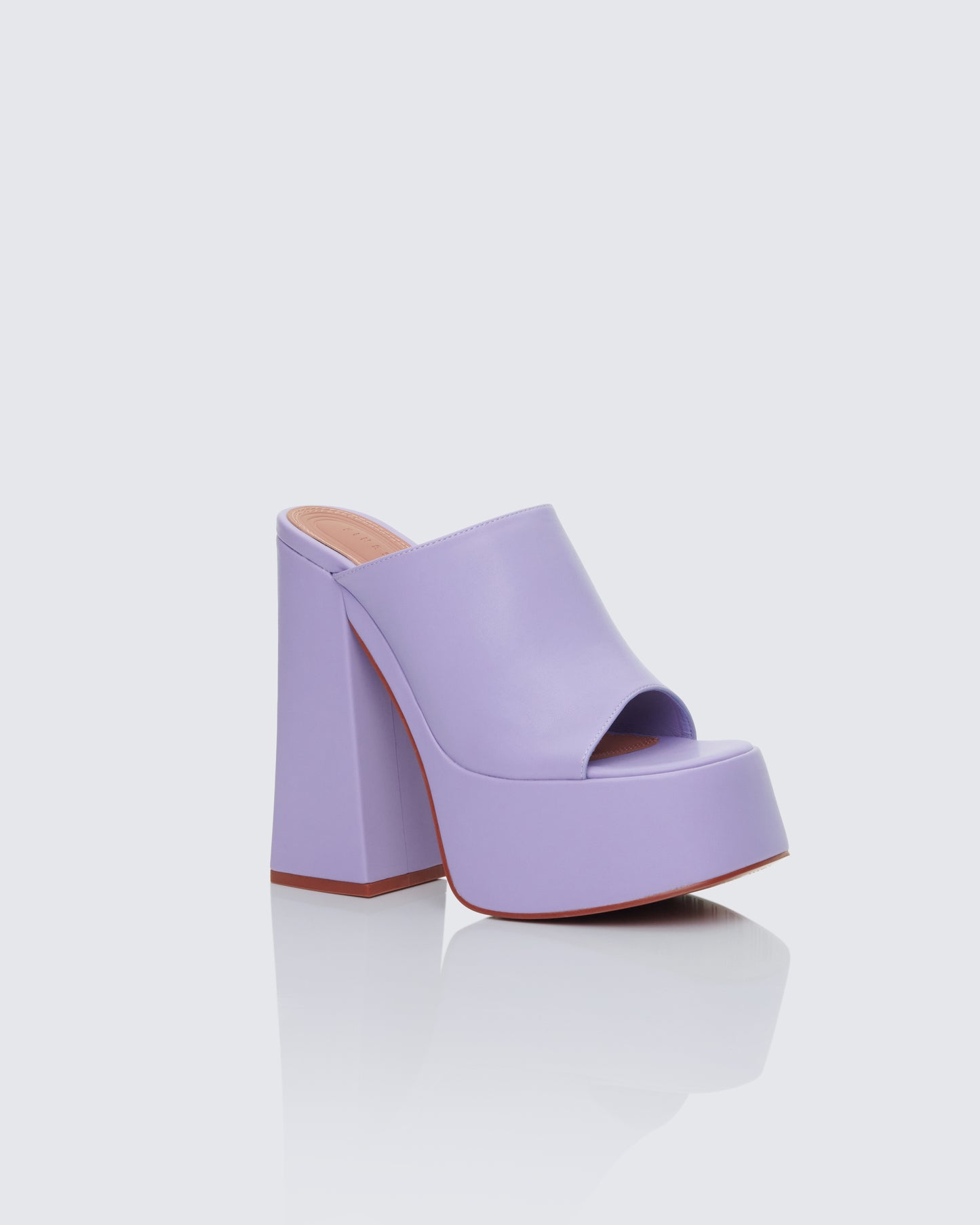 Saige Lilac Open Toe Platform Sandal