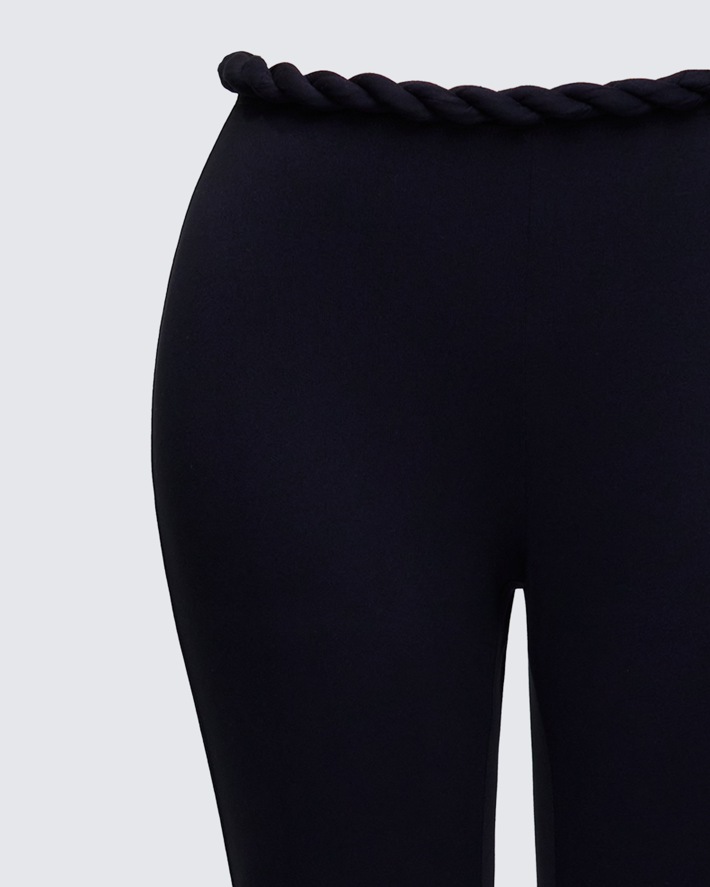 Black Flare Pants - Twist Waist Bell Bottom – FINESSE