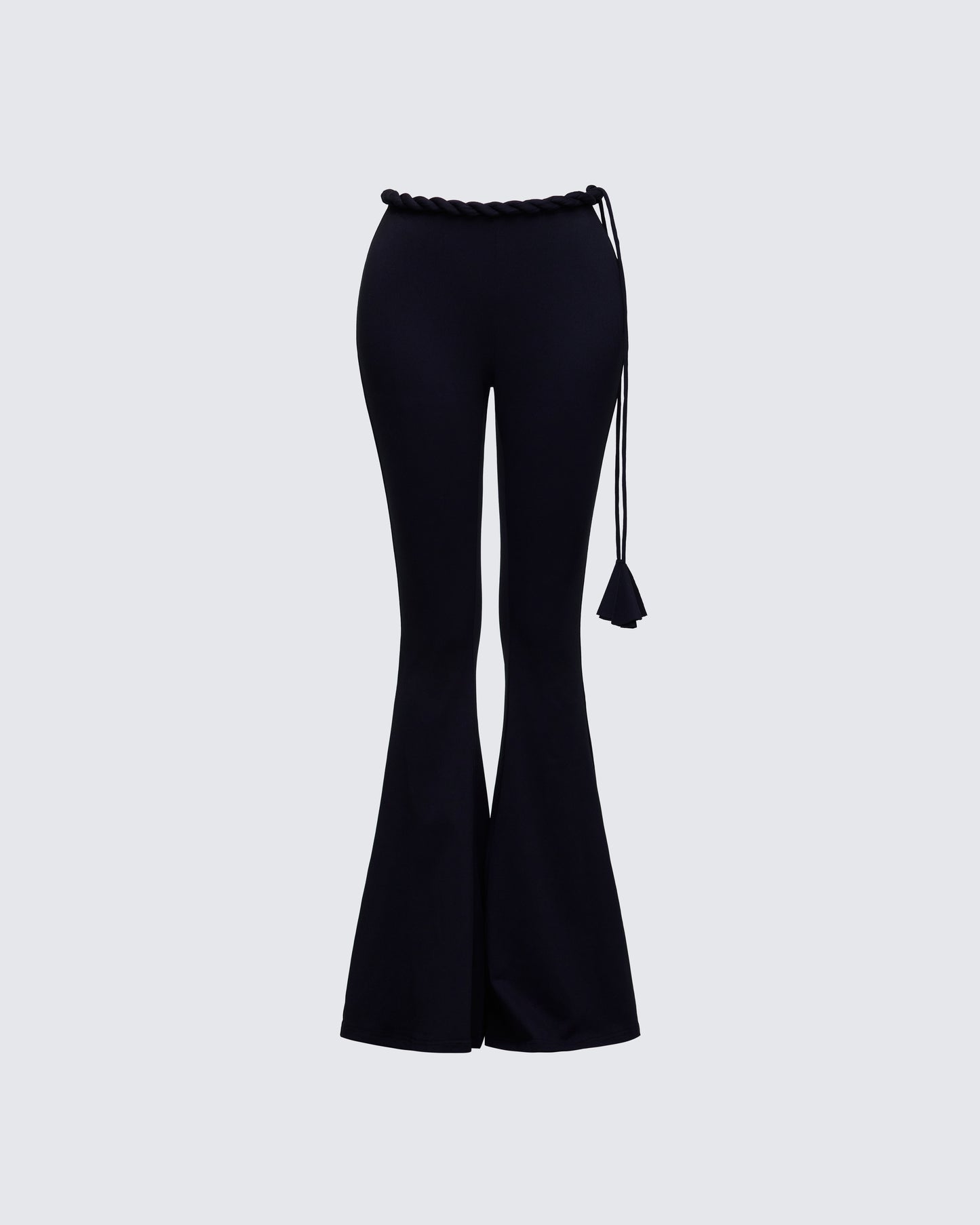 Sailor Black Jersey Twist Waist Pant product front