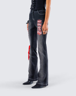 Salem Denim Pants (Pink) main image 1