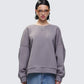 Salima Grey Oversized Sweater