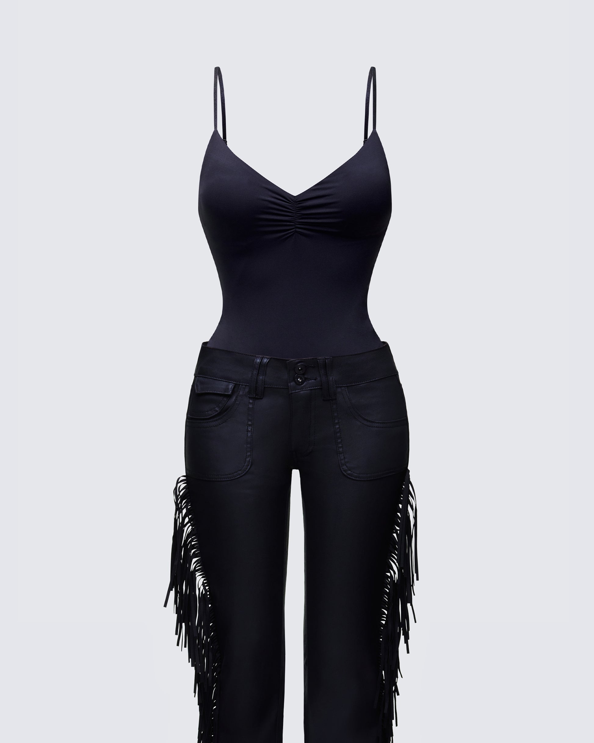 Women's cotton matching set alternate angle – FINESSE