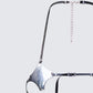 Saria Silver Metal Bralette