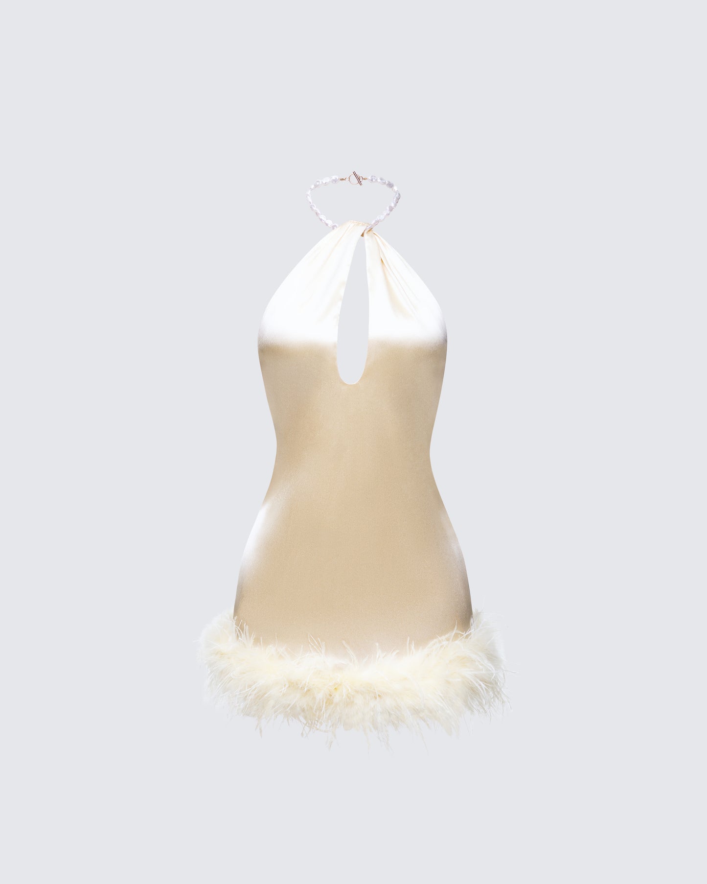 Savannah Yellow Feather Mini Dress Savannah Yellow Feather Mini Dress