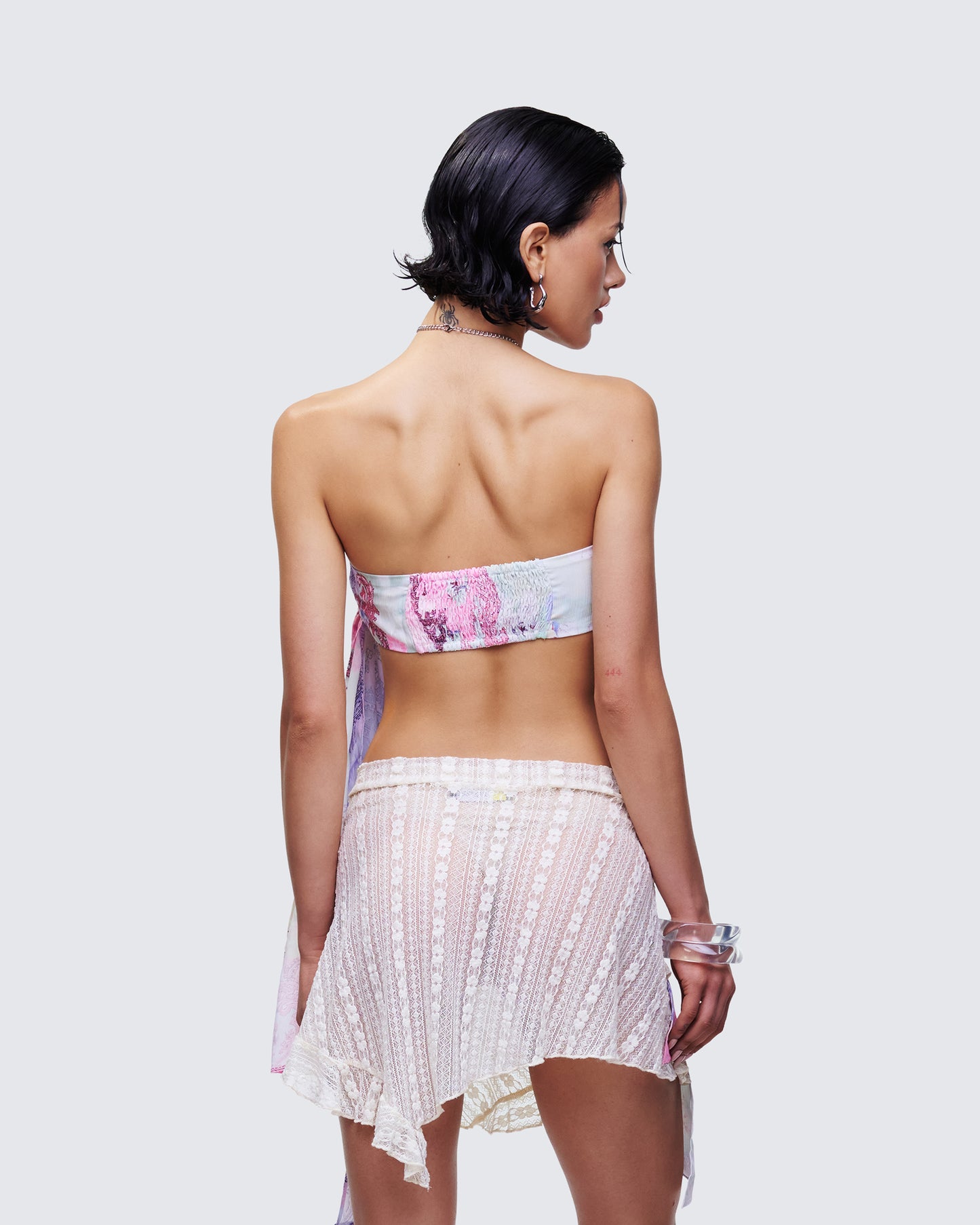 Seaphira Multi Printed Ruffle Top