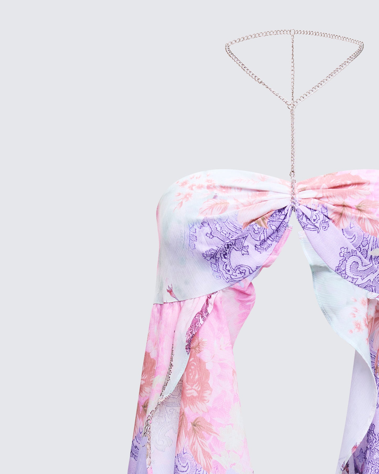 Seaphira Multi Printed Ruffle Top