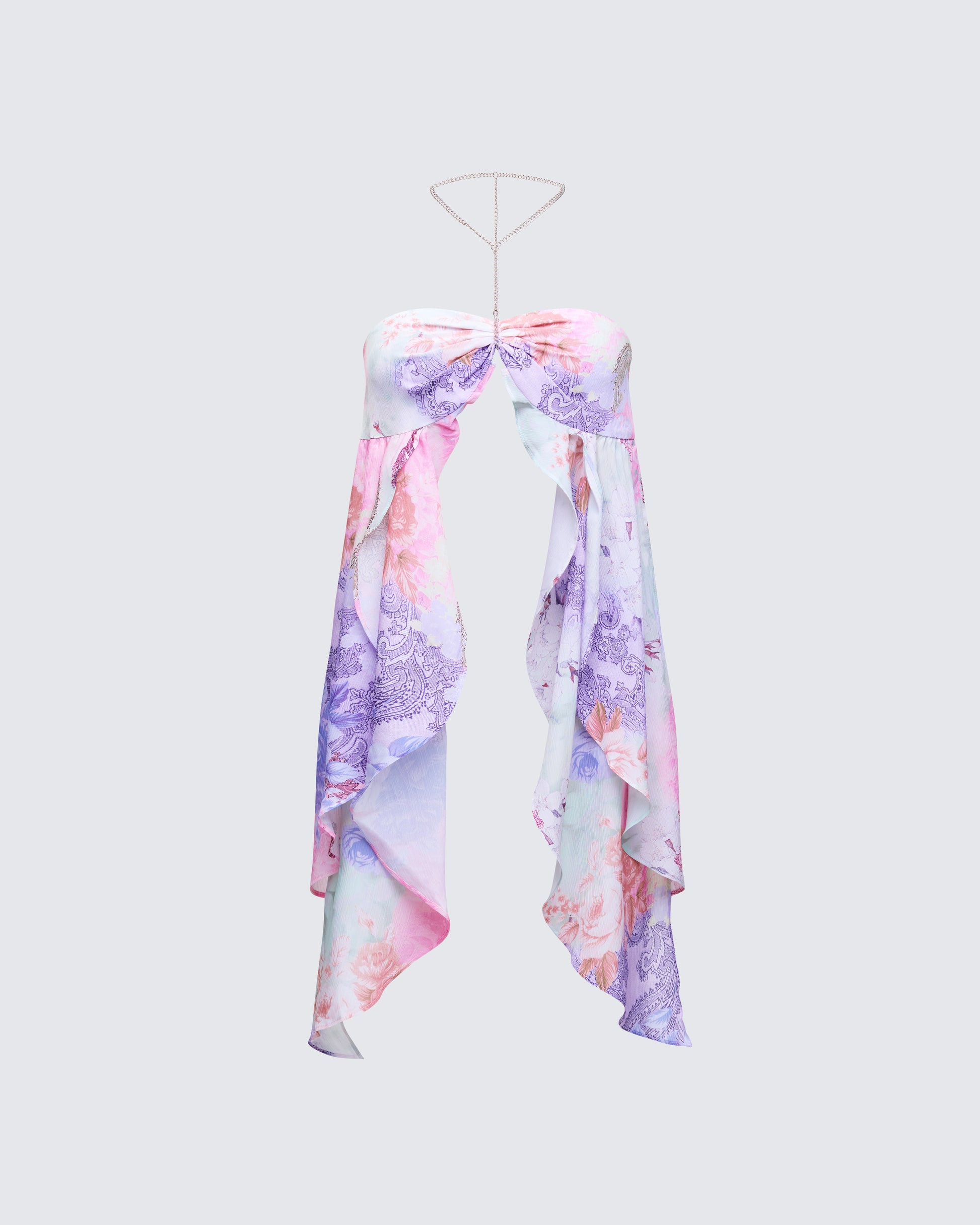 Seaphira Multi Printed Ruffle Top product front