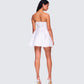 Sejal Silver Corset Mini Dress