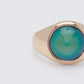 Shandraya Gold Mood Ring - close up detail