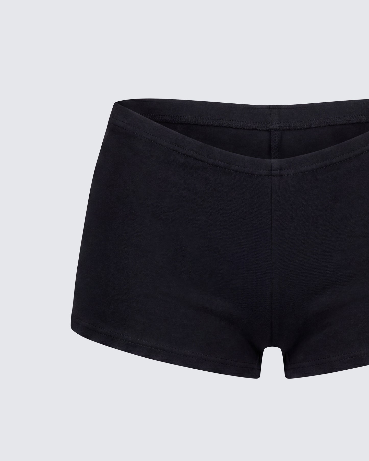 Shemoi Black Jersey Micro Shorts