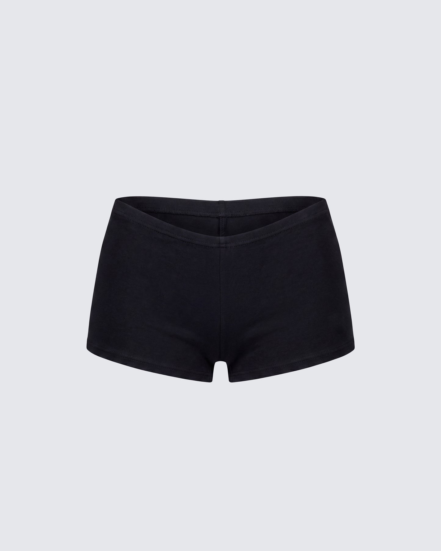 Shemoi Black Jersey Micro Shorts