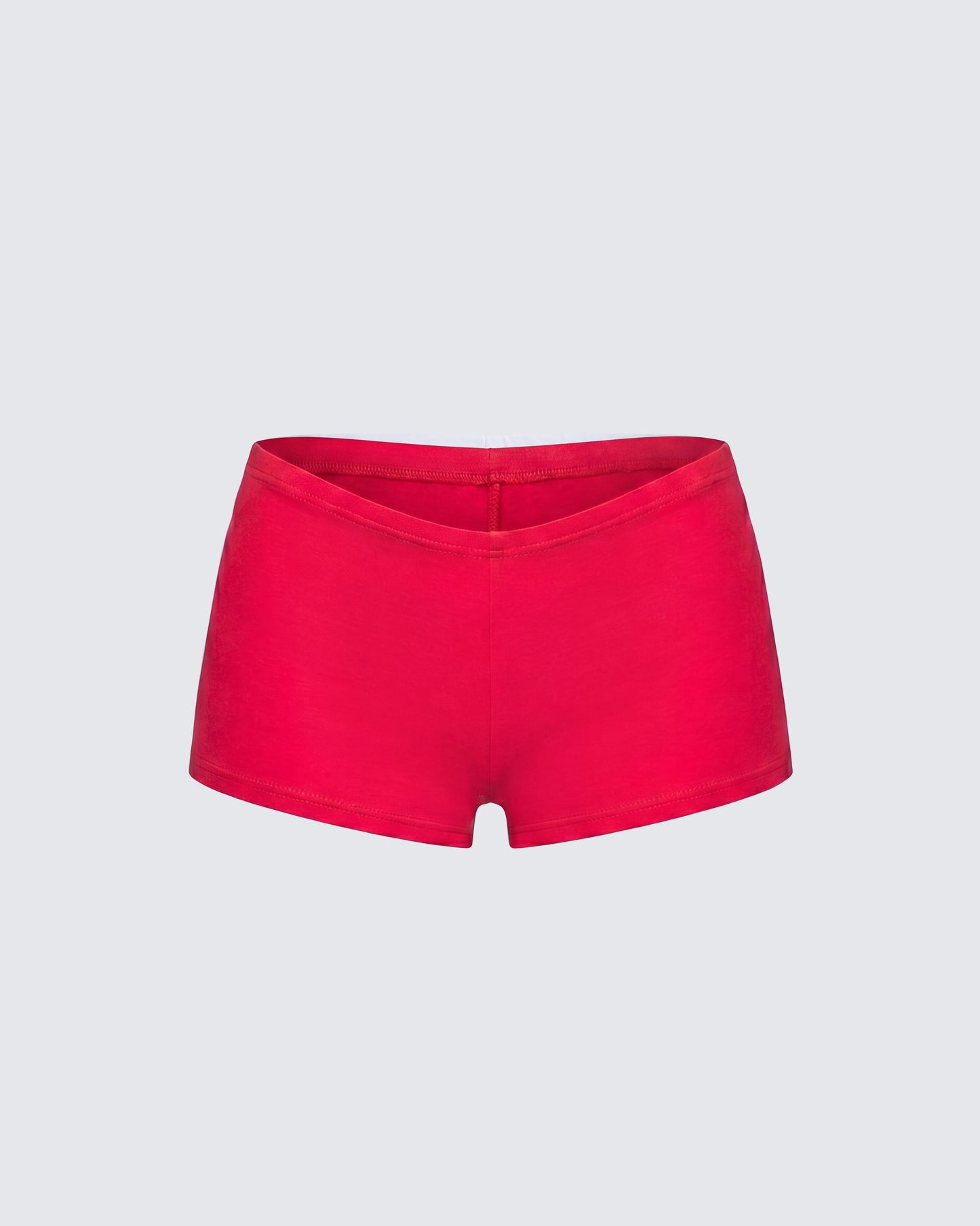 Shemoi Red Jersey Micro Shorts product front