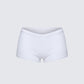 Shemoi White Jersey Micro Shorts product front