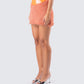 Sierra Orange Fuzzy Skirt