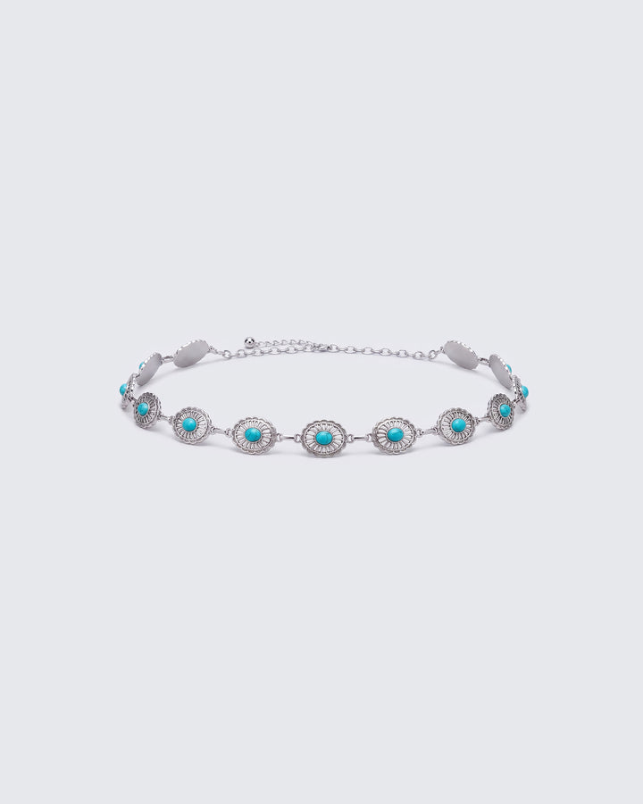 Silvana Silver Turquoise Belt